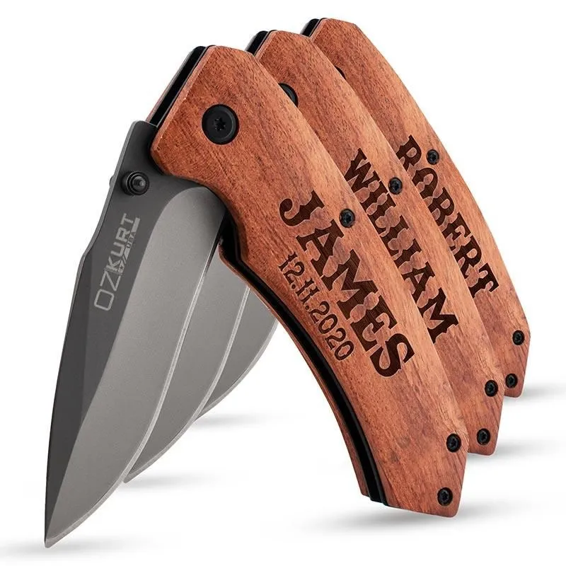 Custom Engraved Pocket Knife (EDC)